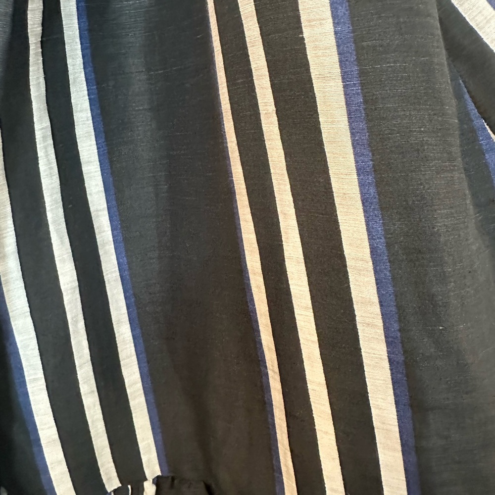 Apiece Apart Striped Ruffle Maxi Dress - Picture 6 of 7